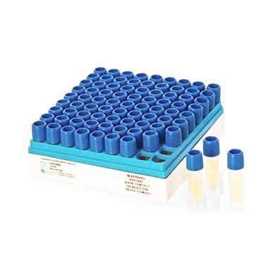 Hardy Diagnostics Cryosavers, Brucella Broth With 10% Glycerol, No Beads, 1.5 mL Fill In A2 mL Cryovial, Blue Cap, For Preservation By Freezing, For Ss Racks, 81Per Pack - CS81BNB - 81 Each
