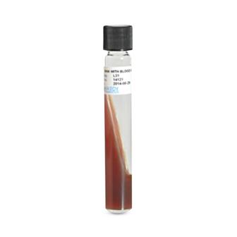 Hardy Diagnostics Brain Heart Infusion Agar Tube with Blood Slant, 20 mm x 125 mm - L31 - 20 Each