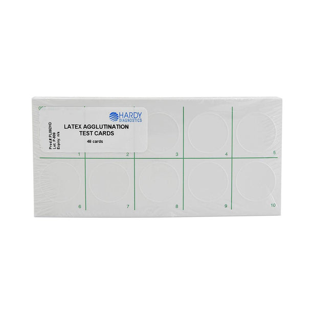Hardy Diagnostics Latex Agglutination Cards PL092HD - 48.0 Each