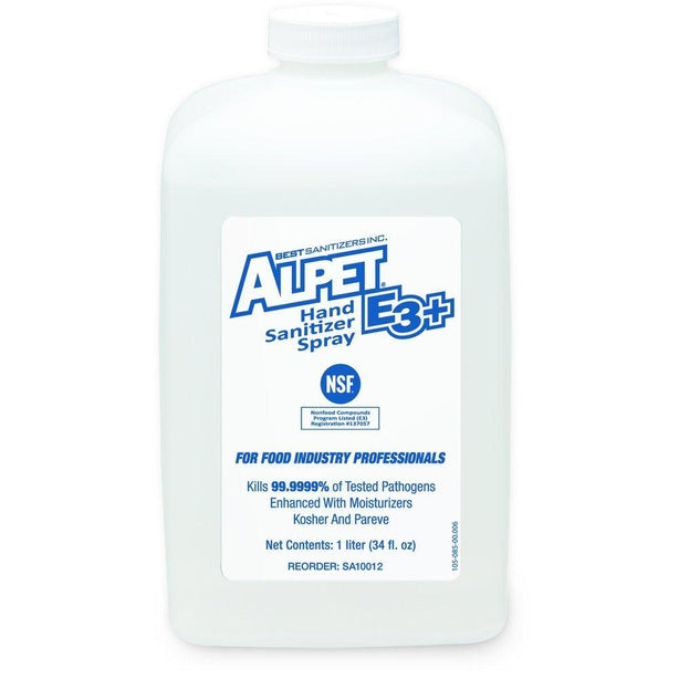 Hardy Diagnostics Alpet E3 Plus Hand Sanitizer Spray SA10012 - 6.0 Each