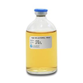 Hardy Diagnostics Tryptic Soy Broth with 15% Glycerol U127 - 20.0 Each
