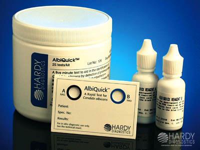 Hardy Diagnostics Z121 Albiquick, For Candida Albicans Differentiation, 5 Minute Test, 25 Tests / Kit - MDL-HADZ121 - 25 Each