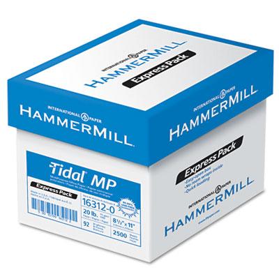 Hammermill MP Copy Tidal Print Paper Express Pack, 92 Bright, White, 20 lb., 8-1/2" x 11" - 16312-0 - 2500 Each