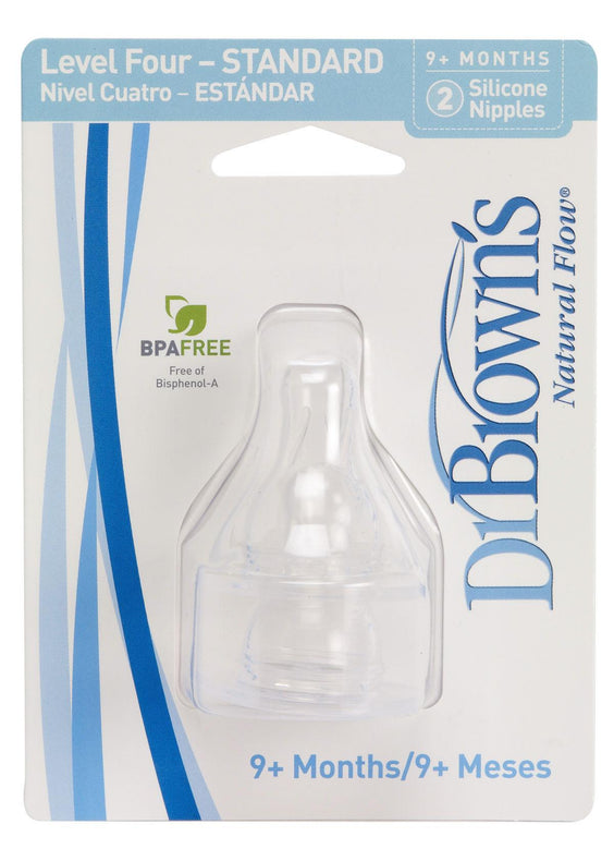 Dr. Brown's Medical Level 4 Nipples - 317-P3 - 24 Each - MDL-HAN317