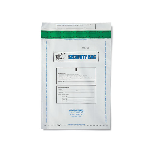 Health Care Logistics Traceability / Chain-of-Custody Security Bags 10477 - 25.0 Each