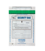 Health Care Logistics Tamper-Evident Personal Property Bags 11312 - 25.0 Each