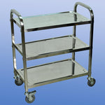 Care Logistics Steel 17827 Cart, Stainless, Economy, 29.5X15.75X35.25 - MDL-HCL17827 - 1 Each