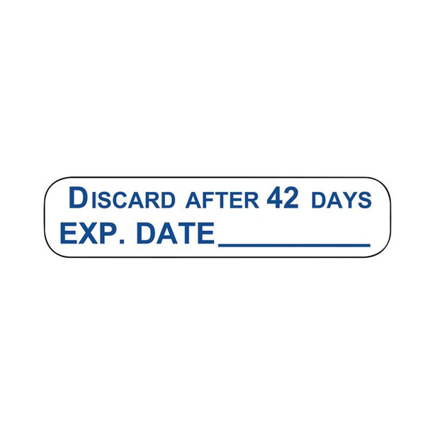 HEALTH CARE LOGISTICS Discard After 42 Days Label 2829 1000 Each - MDL-HCL2829