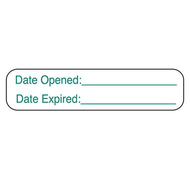 Health Care Logistics Date Opened Discard After 28 Days Labels - HCL2970
