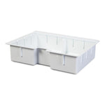 Care Logistics Half-Sized Crash Full Cart Box, Deep, 4.75"H - 3219 - 1 Each
