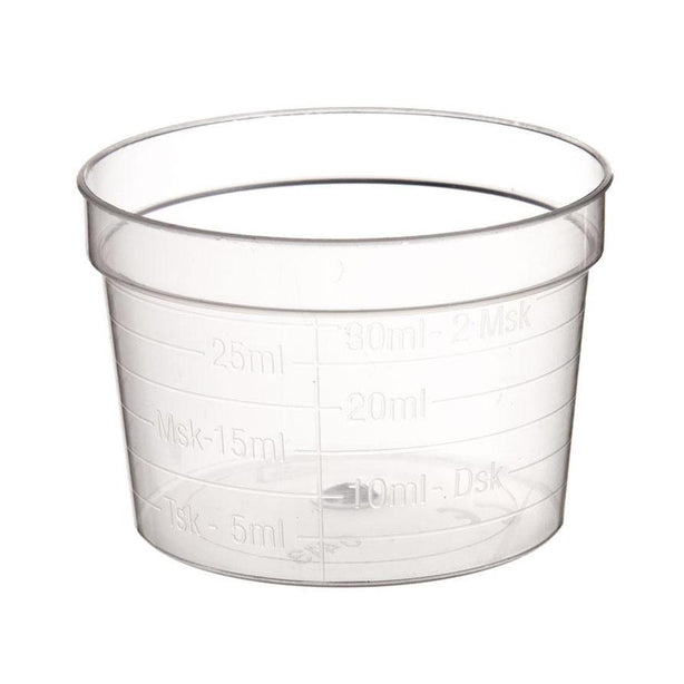 HEALTH CARE LOGISTICS Nonsterile Wide-Mouth Graduated Plastic Medicine Cups 5149-01 CLEAR 50 Each - MDL-HCL514901H