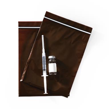 Zippit Amber UV Protection Rx Bags - 7575 - 100 Each - MDL-HCL7575