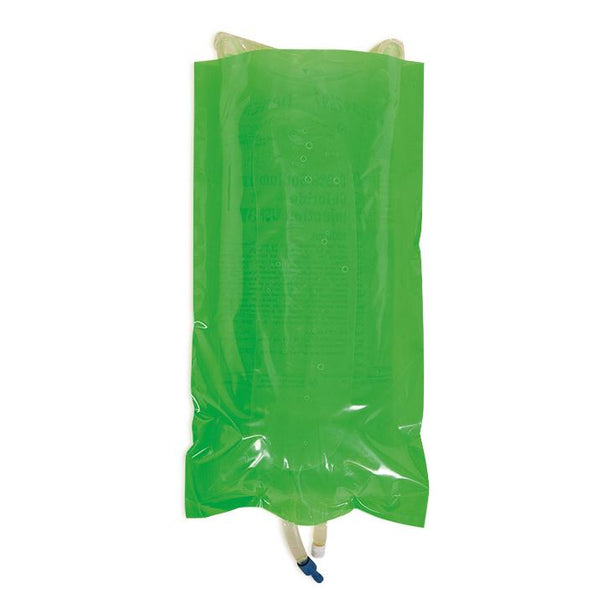 Care Logistics HCL IV Bag Cover with Slit and Sealed End, 6" x 10", Green - 7584 - 100 Each