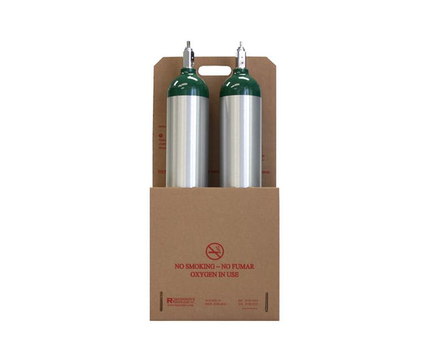 Responsive Respiratory Inc. Responsive Respiratory Cardboard Oxygen Totes - HCSO2TOTEDE