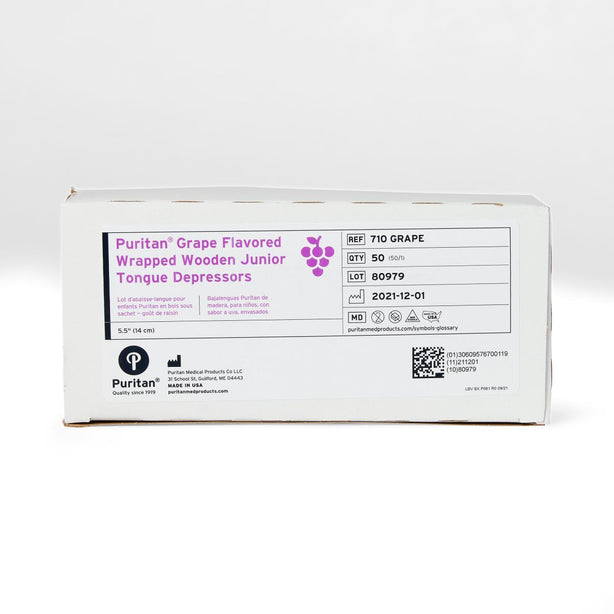 Puritan Medical Products Co LLC Grape Flavored Tongue Depressors 710 GRAPE - 1000.0 Each