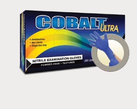 Ansell Healthcare Microflex Cobalt N19 Nitrile Gloves N190 - 1000.0 Each