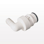 HFC35 Connector, Elbow Insert, Non-Valved, Barbed - Fits 1/2 inch ID Tubing (0.5 inch, 12.7 mm) - HFC23835