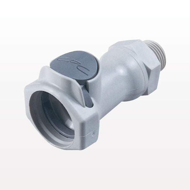 HFC12 Connector, Body, Valved, Threaded - 3/8" NPT - HFCD10612