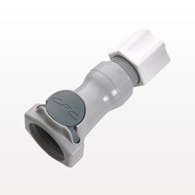 HFC12 Connector, Body, Valved, JACO - Fits 3/8 inch OD Tubing (0.375 inch, 9.53 mm) - HFCD13612