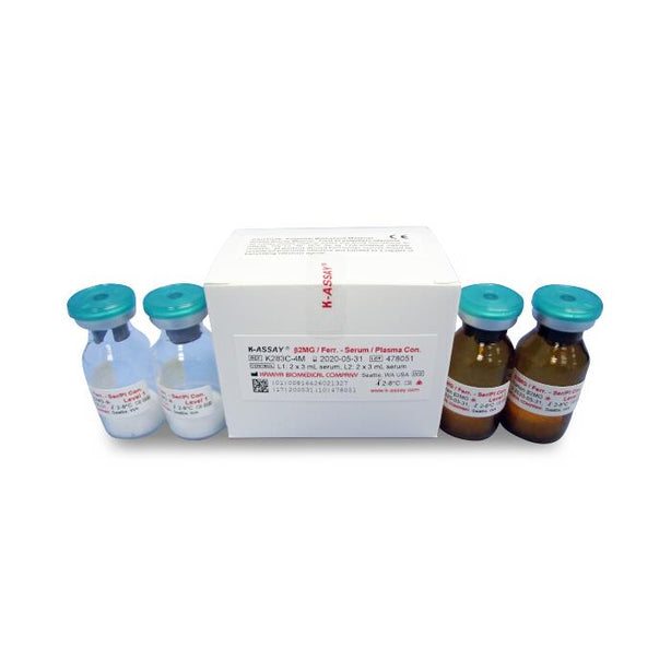 Kamiya Biomedical Company Beta-2 Microglobulin / Ferritin Serum / Plasma Control K283C-2M - 1.0 Each