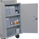 Harloff Mfg Co Locking Side-Mounted Storage Cabinets for Classic Line Carts - HLF680470R