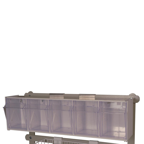 Harloff Co TILTBIN5RC Tilt Bins, 5 Compartments - MDL-HLFTLTBIN5RC - 1 Each