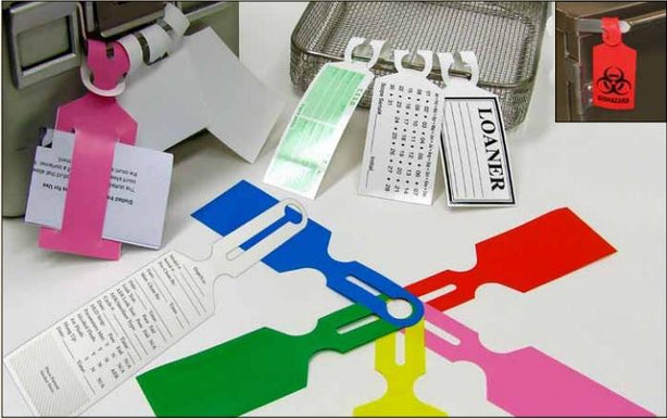 Self-Looping Instrument Tray Labels - 403225SLTD - 500 Each - MDL-HMK03225SLTD