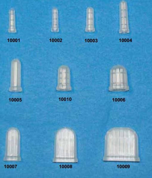 Healthmark Industries Sterigard Transparent Stick-Free Tip Protectors 10002 - 100.0 Each