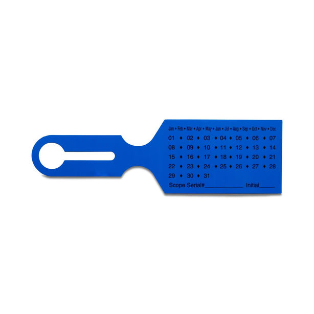 Healthmark Industries Color HangTime Kit 403225 Instrument Tray Label, 8.5" x 2.5", Blue - HTKB - 100 Each