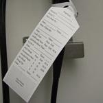 Self-Looping Instrument Tray Labels - 403225 SLTD BL - 500 Each - MDL-HMK3225SLTDBL