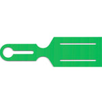 Self-Looping Labels Sltd GN Instrument Tray Tag with Slot, Paper, Green, 8.5" x 2.5" - 403225 - 500 Each