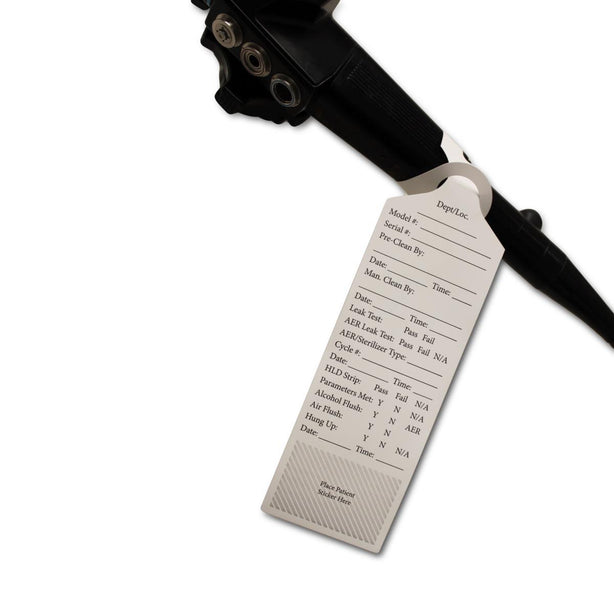 Healthmark Industries Blank Printer Self-Loop Label, Gastrointestinal White - 404225-351-GI - 500 Each