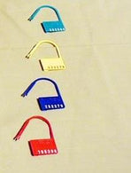 Numbered Snap-Loks Breakaway Seals - 8050YELLOW - 100 Each - MDL-HMK8050YELLOW