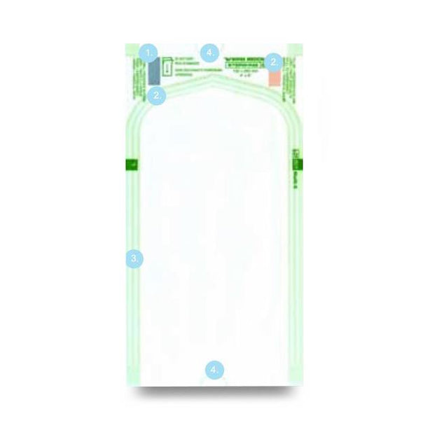 HEALTHMARK INDUSTRIES Steriking Heat Seal Pouches 8 1200 Each - MDL-HMK8