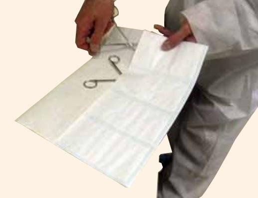 Healthmark Industries Instrument Organizers Multipouch Paper Sterilization Pouch, 4 Pouch, 3" x 10" x 14" - PBR-35 - 100 Each
