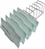 Healthmark Industries Stainless Steel Peel Pack Pouch Sterilization Rack, Loop Style, 4 Slot, 20" x 6" x 5" - SR-005 - 1 Each