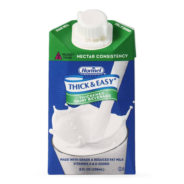 Hormel Labs 24739 Thick and Easy Thickened Dairy Beverage, Regular Flavor, Nectar Consistency, 8 oz. - MDL-HML24739 - 27 Each