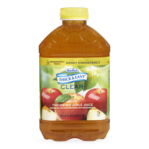 Thick & Easy Thickened Juice, Apple Juice, Honey Consistency (Iddsi Level 3), 46 oz., Teas - 30634 - 6 Each