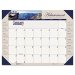 HOUSE OF DOOLITTLE Motivational Monthly Desk Pad Calendars 175 1 Each - MDL-HOD175