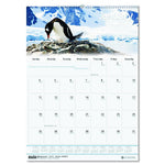 House of Doolittle Recycled Wildlife Scenes Monthly Wall Calendar, 15.5" x 22" - 373 - 1 Each