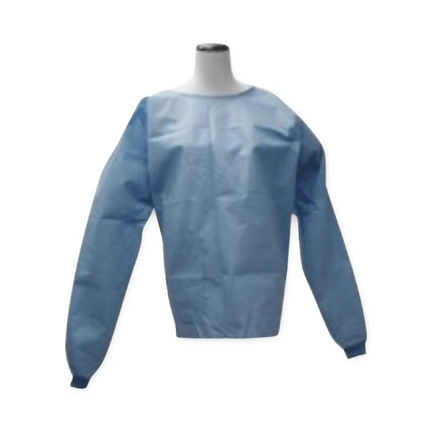 Hpk Industries 3280 SMS Multilayer Long-Sleeve Scrub Shirt with Plain Neck, Size Small - MDL-HPK3280 - 30 Each
