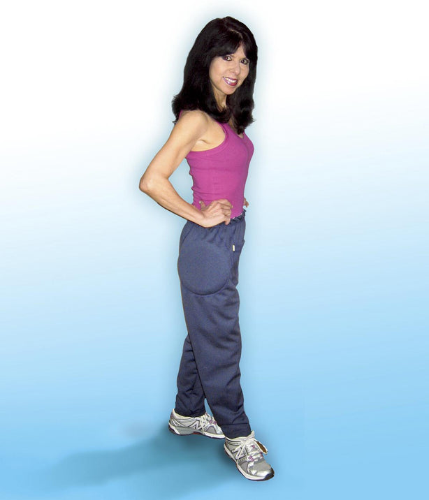 HipSaver Softsweat Pants with Hip Pads, Over, Navy, Size XL, SAVER Protective - SWEATS-H-O-N-XL - 1 Each