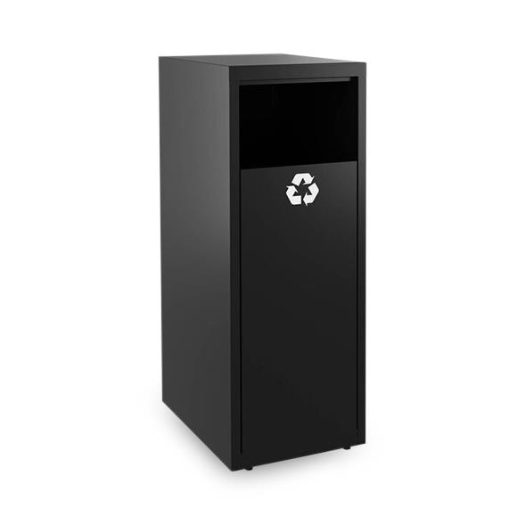 HIRSH INDUSTRIES SPACE SOLUTIONS 10 gal. Trash and Recycling Bins 22637 1 Each - MDL-HRDBIN22637