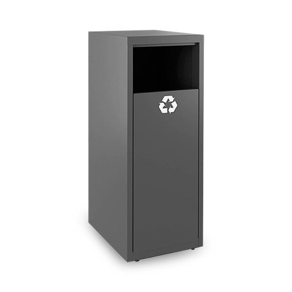 HIRSH INDUSTRIES SPACE SOLUTIONS 10 gal. Trash and Recycling Bins 22638 1 Each - MDL-HRDBIN22638