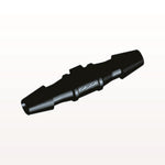 Straight Connector, Barbed, Black, 100/Bag - Fits 1/16 inch ID Tubing (0.063 inch, 1.59 mm) - HS231