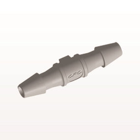 Straight Connector, Barbed, Natural, 100/Bag - Fits 1/16 inch ID Tubing (0.063 inch, 1.59 mm) - HS2