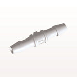 Straight Connector, Barbed, White, 100/Bag - Fits 3/32 inch ID Tubing (0.094 inch, 2.38 mm) - HS330