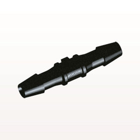 Straight Connector, Barbed, Black, 100/Bag - Fits 3/32 inch ID Tubing (0.094 inch, 2.38 mm) - HS331