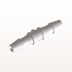 Straight Connector, Barbed, White, 100/Bag - Fits 1/8 inch ID Tubing (0.125 inch, 3.18 mm) - HS430
