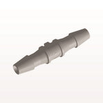 Straight Connector, Barbed, Natural, 100/Bag - Fits 1/8 inch ID Tubing (0.125 inch, 3.18 mm) - HS4